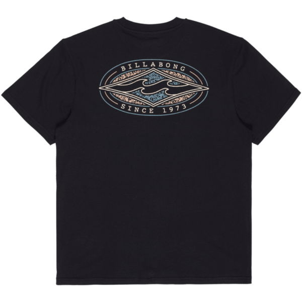 2026 Billabong Mens Diamond Vision T-Shirt EBYZT00619 - Black